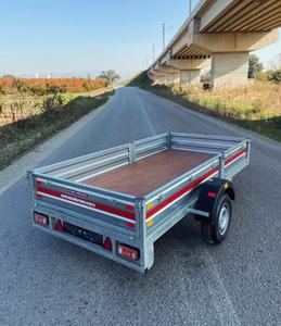 Affordable Heavy duty aluminum flatbed <b>trailer</b> 1001-2000 kg payload capacity Dual axle <b>cargo</b> <b>utility</b> <b>trailer</b> - Product Image 3