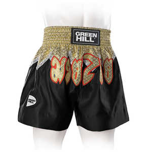 Pantalones Cortos de Muay Thai Green Hill, Cómodos y Ajustados para Entrenamiento - Product Image 3