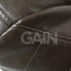 Vêtements chauds Veste en cuir avec logo personnalisé Veste en cuir pour homme Meilleure vente Veste d'hiver en cuir - Product Image 5
