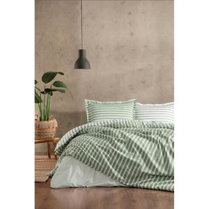 Özdilek Trioline Green Double Ranforce Ensemble de housse de couette de qualité supérieure avec un design élégant - Product Image 1