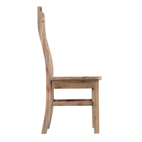 Ensemble table et chaises en bois de marque ATLAS, 6 chaises, meubles de salle à manger en bois de fabricant du Vietnam
