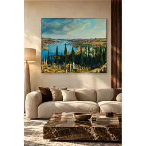 Impression sur toile de Fida Sattler : Vue sur le Corne d'Or depuis les Eyp Hills - Product Image 3