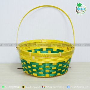 TOP PRODUCT Elevate Your <b>Easter</b> <b>Gift</b>-Giving with Beautifully Crafted Bamboo <b>Gift</b> <b>Basket</b> with High Quality - Product Image 2