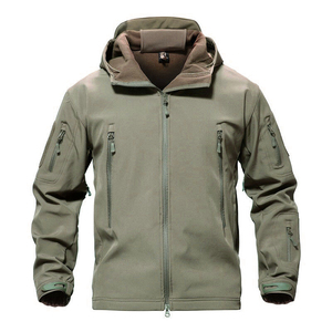 Comfortable Soft Shell Waterproof and Windproof Jacket Polyester <b>Fleece</b> Outdoor Jacket Adults Unisex Jacket - Product Image 1