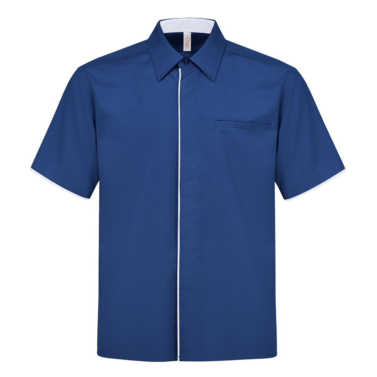 สีน้ำเงินเข้มโปร/สีขาว