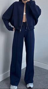 Pantalones Deportivos de Invierno 2026 para Mujer, Personalizados, 100% Algodón, Estilo Jogger, Casuales, Holgados, de Alta Calidad, con Forro Polar - Product Image 5