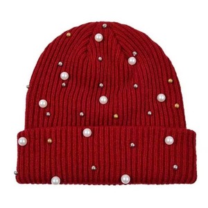 Bonnet d'hiver personnalisé de haute qualité avec strass orné de plusieurs couleurs chapeau chaud à la mode image commune en gros pour adultes unisexe - Product Image 1