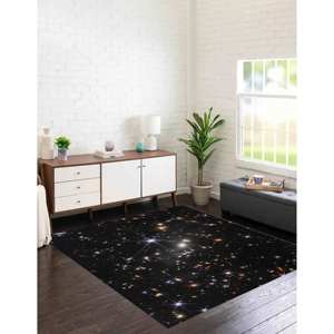 Tapis NASA Deep Field : Tapis antidérapant imprimé espace, tapis en chenille - Product Image 2