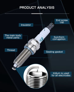 Bujías de Iridio Genuinas para Automóvil SP-1009 TOMOI 90919-01210 para <span class=keywords><strong>Chevrolet</strong></span> y Nissan - Product Image 6