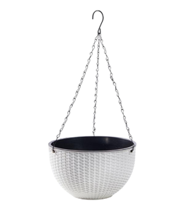 Maceta Moderna Colgante de Plástico con Sistema de Autorriego y Orificio de Drenaje, <span class=keywords><strong>Jardinera</strong></span> para Hogar y Jardín - Product Image 1