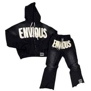 Survêtements décontractés pour hommes de qualité supérieure, best-sellers, 100% coton, écologiques, respirants, couleur unie, confortables - Product Image 5