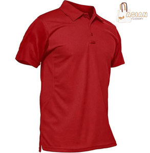 Camisetas Polo de manga corta de golf de verano con logotipo personalizado Camiseta polo deportiva transpirable para hombres de alta calidad - Product Image 1