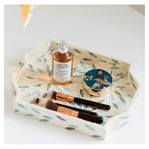 Plats et assiettes en nacre, assiettes en coquille de nacre faites à la main pour la présentation des repas, boutique de détail et décoration, Vietnam - Product Image 3