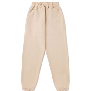 Custom Men Loose <b>Stacked</b> Pants Solid Color <b>Joggers</b> Straight Sweat Pants Bootcut Flared Sweatpants With Logo Puff Print For Man - Product Image 2