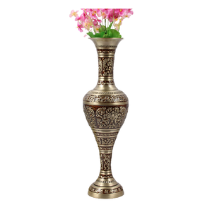 แจกันดอกไม้อลูมิเนียมดีไซน์โบราณ คุณภาพเยี่ยม ขนาดสั่งทำได้ จากผู้ผลิตในอินเดีย - Product Image 1
