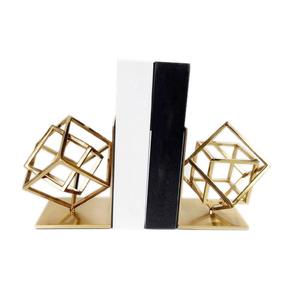 Sujetalibros de metal chapado en oro hecho a mano diseñador al por mayor sujetalibros de lujo de mesa clásico elegante al por mayor sujetalibros de metal - Product Image 5