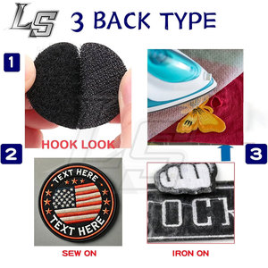 Créer un style unique avec des patchs brodés personnalisés patchs de logo personnalisés patchs thermocollants pour sacs à dos crochet et boucle - Product Image 5