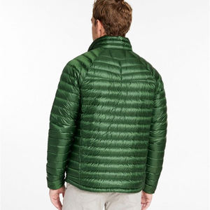 แจ็กเก็ตกันน้ำของผู้ชายเสื้อขนเป็ดผ้าโพลีเอสเตอร์ระบายอากาศได้ดีมีซิปปิดดีไซน์ล่าสุด - Product Image 3