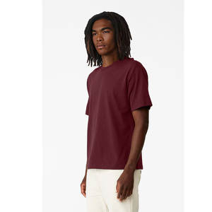 3010 unisexe 6 oz lourd forêt Tee surdimensionné Boxy Tee goutte épaule T-shirt blanc goutte épaule col rond T-shirt pour hommes - Product Image 5