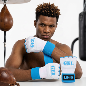 Envolturas de boxeo acolchadas de Gel de neopreno para bolsa de entrenamiento de alto impacto trabajo transpirable diseño ligero seguro bloqueo de muñeca profesional - Product Image 6
