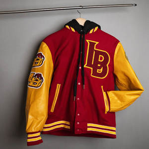 Veste universitaire personnalisée pour homme, manches en cuir chaudes pour l'hiver, veste bomber de baseball, streetwear, vêtements d'extérieur. - Product Image 4