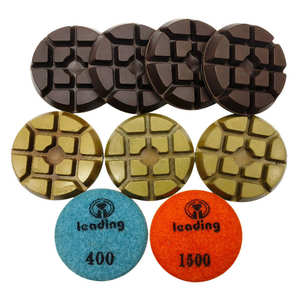 Disque de polissage en résine Typhoon 3" / 76x10mm pour béton, utilisation à sec ou humide, finition brillante pour sols en béton - Product Image 2