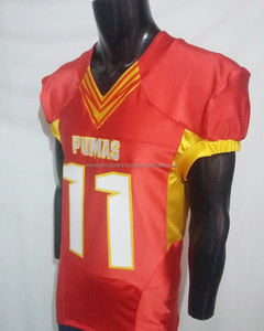 Uniforme de fútbol americano personalizado al por mayor calidad única top de secado rápido con nuevo estilo característica transpirable - Product Image 2