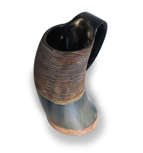 Jarra de Cuerno de Búfalo de Primera Calidad, Hecha a Mano, 100% Natural, Jarra de Cerveza Vikinga con la Mejor Calidad - Product Image 6