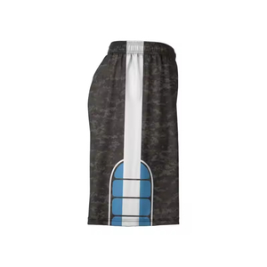 Ensemble de shorts de crosse à logo personnalisable de haute qualité Vêtements de sport d'équipe décontractés en maille de coton entièrement conçus pour la course - Product Image 5