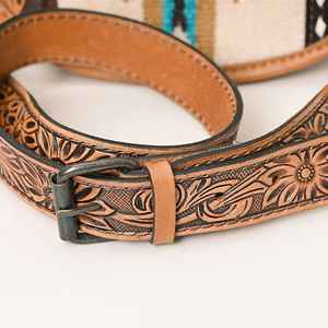 Otoño de lujo estilo occidental vaquera bandolera personalizado Tooled sillín manta borla decoración cierre de cremallera al por mayor - Product Image 4