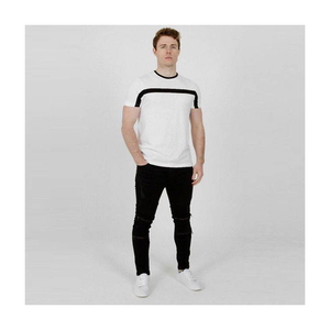 T-shirt en coton uni personnalisé pour homme, tee-shirt basique confortable, coupe décontractée, vêtements de base, OEM ODM - Product Image 3