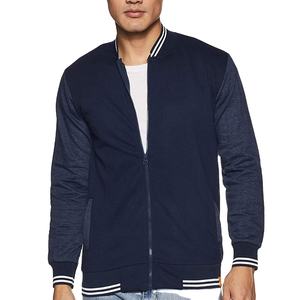 Top tendance vêtements d'hiver coupe confortable hommes veste universitaire/nouvelle mode porter couleur unie hommes veste universitaire - Product Image 1