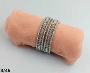 กำไลข้อมือทองเหลืองสไตล์อินเดียสำหรับผู้หญิงและเด็กผู้หญิง - Product Image 1