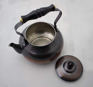 2L Japanese Pure Copper Hammered <b>Kettle</b> Easy to Clean Made in Japan <b>Water</b> <b>Kettle</b> Gift Box Packaging - Product Image 3