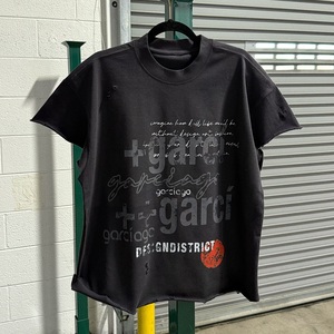 Streetwear à impression personnalisée T-shirt sans manches Boxy pour hommes Gilet de course à épaules larges de haute qualité Débardeur court surdimensionné pour hommes - Product Image 2