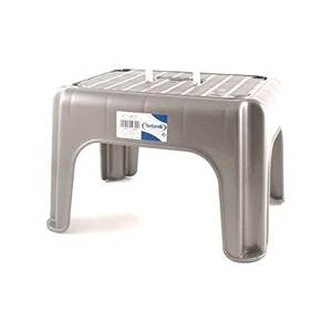 Taburete de Baño Apilable Tontarelli con Asa DUMBO STOOL en Gris 39x30x24cm-Tontarelli 8101194153 - Product Image 1