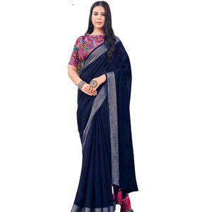 Último diseñador Georgette seda bordado Saree secuencia vestido de alta calidad traje Salwar Kameez Lehenga Choli Fab Zone - Product Image 1