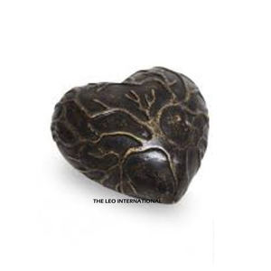 Urnes funéraires en métal en forme de cœur, design moderne, finition argentée, pour cendres d'animaux domestiques, avec support - Product Image 5