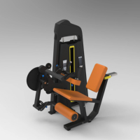 Offre Spéciale : Machine d'Extension et de Flexion des Jambes en Acier Gris pour la Musculation en Salle de Sport – Machine Assise pour Bras et Jambes