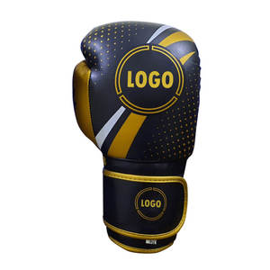 Nouveaux gants de boxe professionnels sur mesure, cuir de haute qualité, respirants, fermeture auto-agrippante, unisexe - Product Image 3