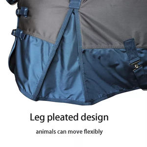 Tapis de cheval d'hiver sur mesure de la meilleure qualité Polyester léger respirant imperméable et respirant - Product Image 4