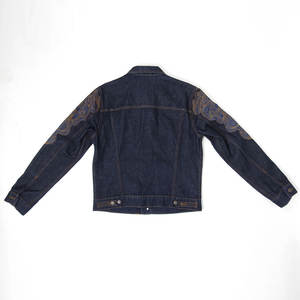 Veste en jean brodée pour hommes très vendue Veste en jean de haute qualité pour les designs d'hiver de rue tendance - Product Image 2