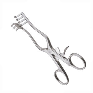Retractor Weitlaner de alto grado 3x4 puntas con trinquete instrumentos veterinarios quirúrgicos retractores Adson - Product Image 1