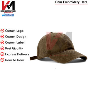 Venta al por mayor 100% gorras de béisbol de algodón para hombres sombreros de papá personalizables moda gorras deportivas en blanco con logotipo bordado - Product Image 5