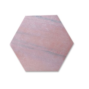 Tabla de cortar hexagonal de mármol rosa de gama alta Utensilios de cocina de lujo ecológicos para uso residencial y hotelero en todo el mundo - Product Image 2