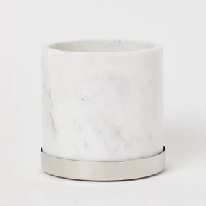 Jardinière en marbre de grande qualité à prix raisonnable pour l'affichage de plantes d'intérieur et d'extérieur, mettant en valeur la beauté traditionnelle de la pierre - Product Image 1