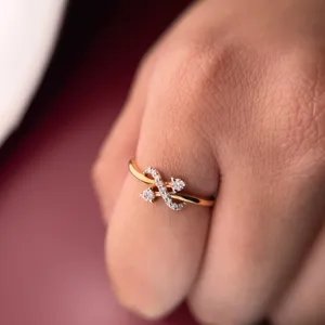 Bagues en diamant PR-1002, bijoux élégants et luxueux pour toutes les occasions - Product Image 2
