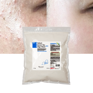 Mascarilla facial Coreana de terciopelo té verde y algas OEM ODM, Etiqueta Privada, precio al por mayor, fabricante de mascarillas a base de hierbas - Product Image 2