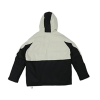 Chaqueta Cortavientos de Lona con Capucha para Hombre, Logotipo y Color Personalizados, Servicio OEM, Alta Calidad, Venta al Por Mayor
