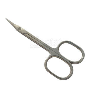 Ciseaux à cuticules Sharp Control avec pointes courbes fines pour un travail de précision, ciseaux à cuticules pour détails fins avec construction en acier durable - Product Image 1